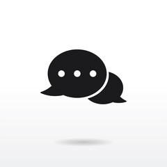 Fototapeta premium Speech Bubble icon vector . Message sign