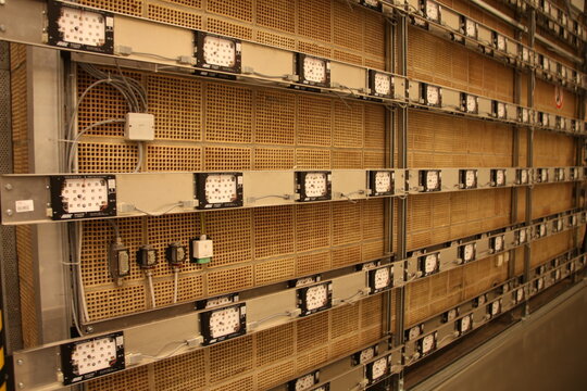 Harting Patch-Feld eines TV-Studios