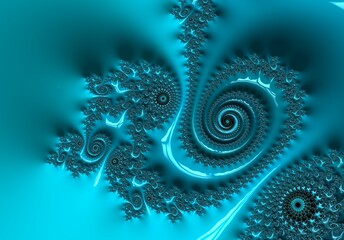 Fractal colorful background