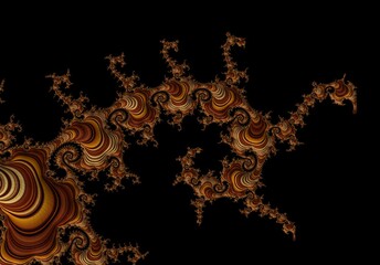 Fractal colorful background