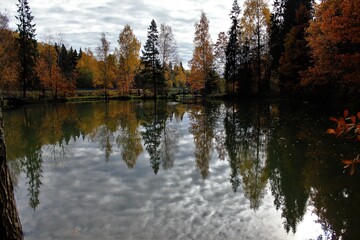 Autumn landscape. Moscow region. Russia.
