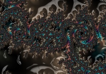 Abstract colorful background with shapes