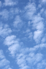 Obraz premium Beautiful cloudy in blue sky