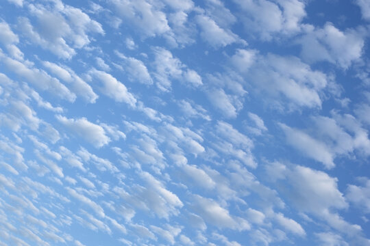 Beautiful cloudy in blue sky