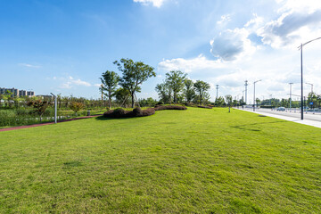 Obraz premium road in city park