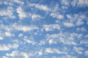 Fototapeta premium Beautiful cloudy in blue sky