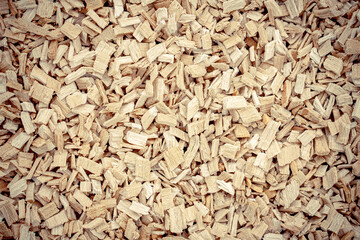 Background of wood chips for Smoking
