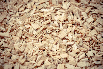 Background of wood chips for Smoking