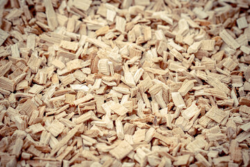 Background of wood chips for Smoking