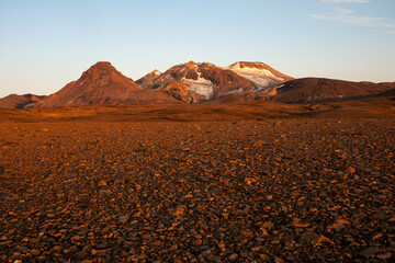 Fototapeta na wymiar Kerlingarfjoll mountains in Icelandic highlands