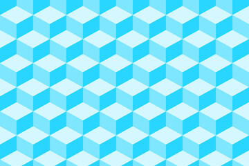 blue isometric background