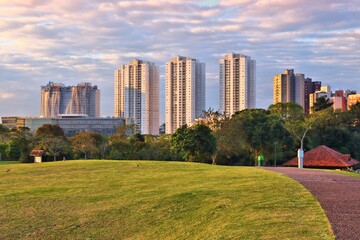Obraz premium Curitiba city skyline