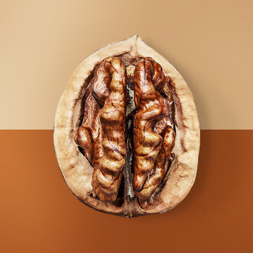 Close up of walnut