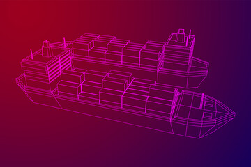 Heavy dry cargo ship of bulk carrier