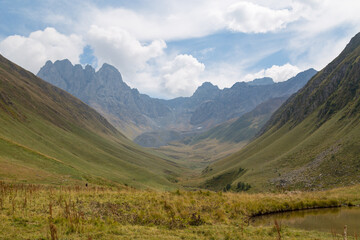 Trekking Caucasus - Chaukhi pass in the North of Georgia