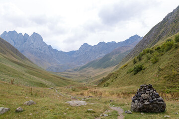 Trekking Caucasus - Chaukhi pass in the North of Georgia