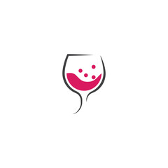 Wine Logo Template vector symbol