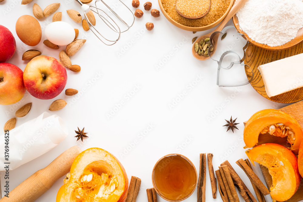 Wall mural Autumn baking background