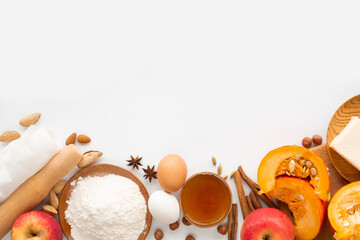 Autumn baking background