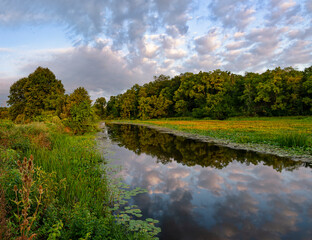 650-28 Backwater Morning, DesPlaines River