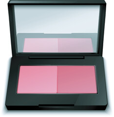 realistic illustration of cosmetics on background