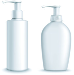 realistic illustration of cosmetic jar on background