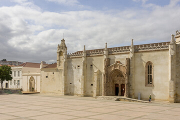 Fototapeta na wymiar The Monastery of Jesus is a historical religious building in Setubal, Portugal