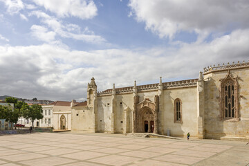 Obraz premium The Monastery of Jesus is a historical religious building in Setubal, Portugal