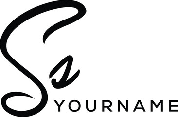 SS  Letter Initial Logo Design, Vector Template