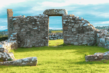 ruins of an old castle