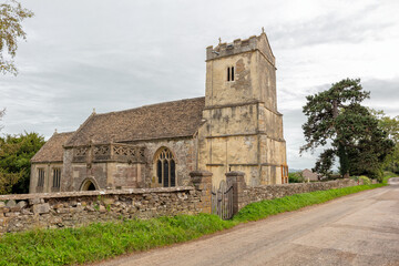 Fototapeta na wymiar St James' Church is a historic Anglican church at Churchend in the village of Charfield, Gloucestershire, England, United Kingdom.