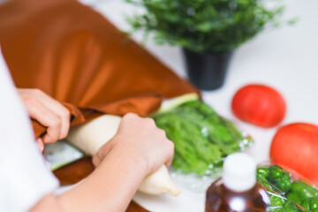 reusable shopping bag for ecology