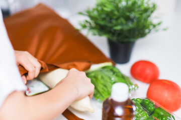 reusable shopping bag for ecology