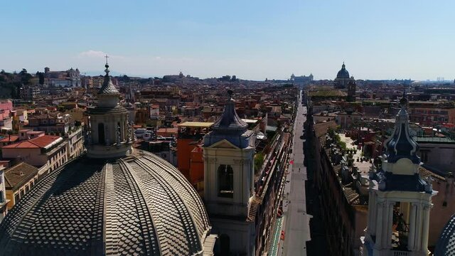 ROMA COVID - PIAZZA POPOLO TRIDENTE