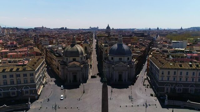 ROMA - PIAZZA POPOLO TRIDENTE