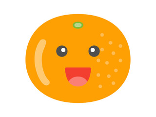ミカンのキャラクターのイラスト
