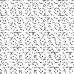 Pattern of decorations with handmade stars for party, halloween, christmas ...