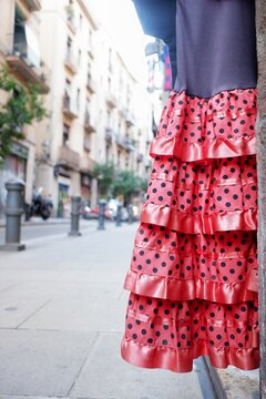 La falda de lunares. Flamenco