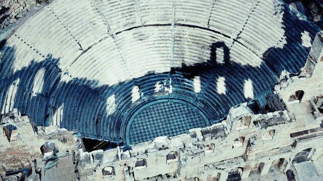The Odeon theatre at Athens Acropolis