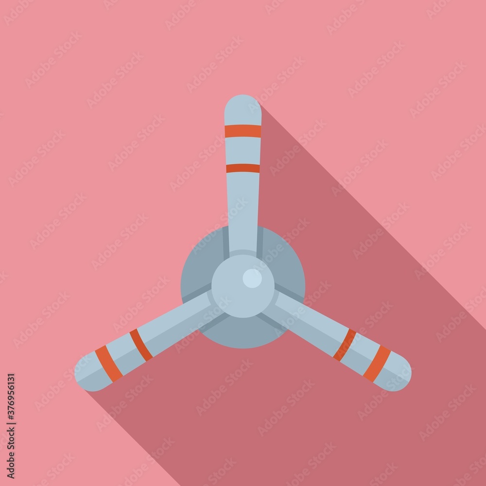 Poster aircraft repair propeller icon. flat illustration of aircraft repair propeller vector icon for web d