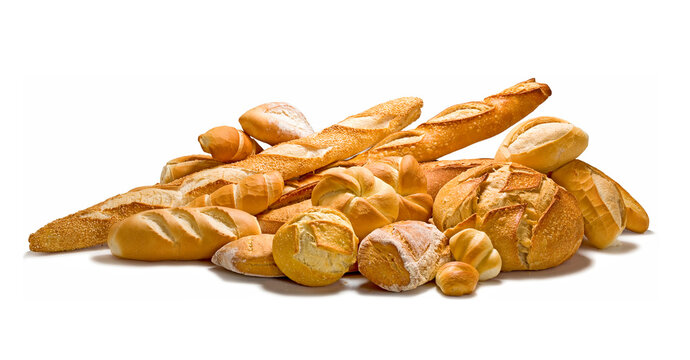 arranjo com p&atilde;es padaria