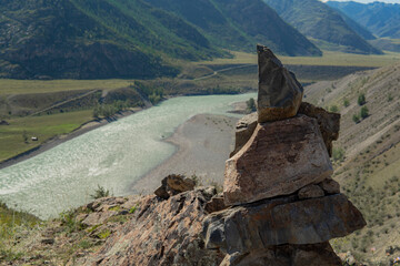 eagle in the mountains