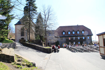 Kloster Kreuzberg in der Rhoen. Bischofsheim, Bayern, Deutschland, Europa 