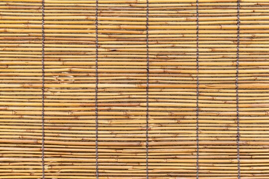 Brown bamboo window curtain texture and seamless background