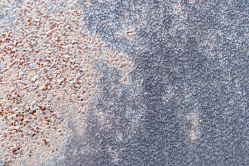 Background of old iron and rust. Surface of the old metal close-up.