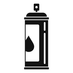 Aircraft repair paint balloon icon. Simple illustration of aircraft repair paint balloon vector icon for web design isolated on white background