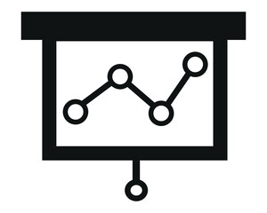 business graph icon, pie chart icon, business analysis icon