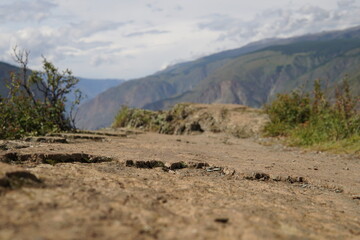 trail in the mountains