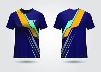 T-shirt Sport Jersey Template Design Vector