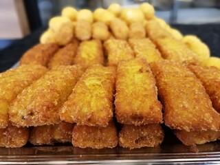 delicious potato and cheese croquant